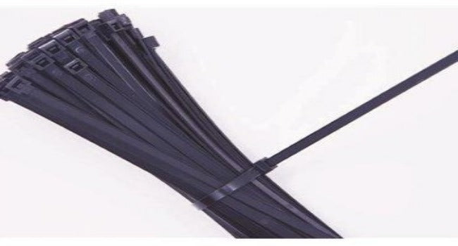American Elite Molding B36H0L  36" 175lb Uv Black Cable Tie 50 Per Bag - MPR Tools & Equipment