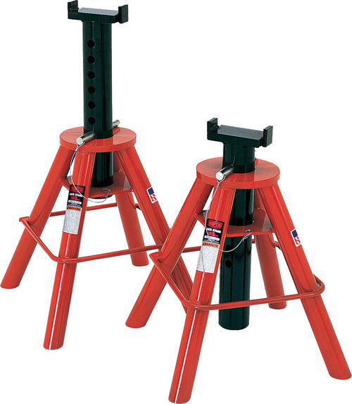 Norco Professional Lifting Equipment 81210 10 Ton Capacity High Height Jack Stands (10 Tons Each Stand)