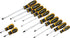 GearWrench 80051H PG157  -  12-PC COMBINATION SCREWDRIVER SET, (6) PHILLIPS: #0, #1, #2, #3, (5) SLOTTED: 1/8"-3/8", (1) CABINET TIP: 3/16"