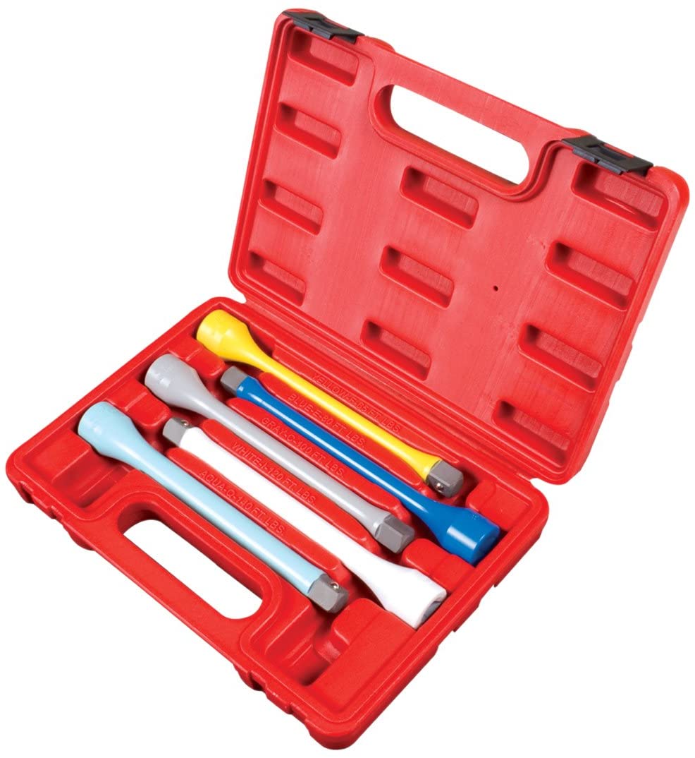Sunex 2450 1/2-Inch Drive Limited Extension Bar Set, 5-Piece - MPR Tools & Equipment