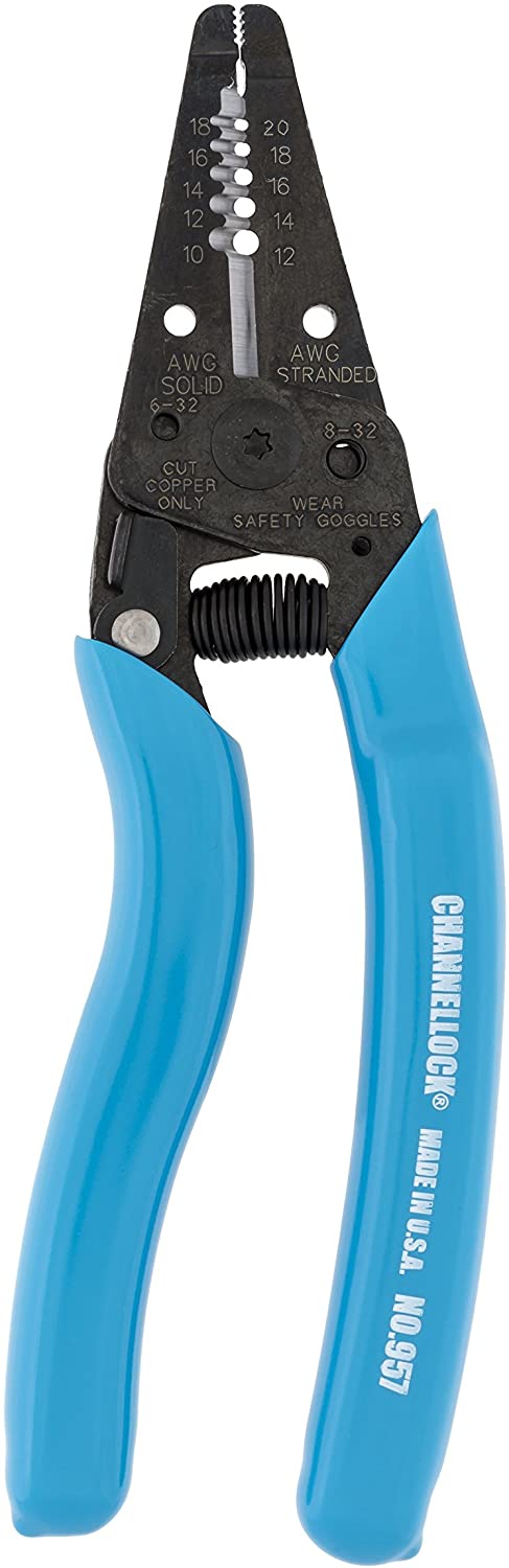Channellock 957 7-Inch Ergonomic Handle Wire Stripping Tool - MPR Tools & Equipment