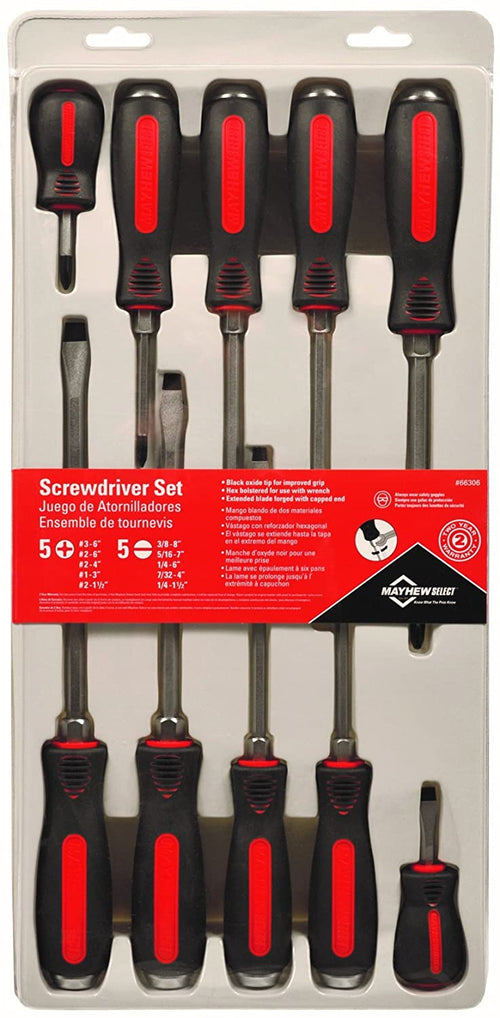 Mayhew Select 66306 Cats Paw Screwdriver Set. 10-Piece - MPR Tools & Equipment