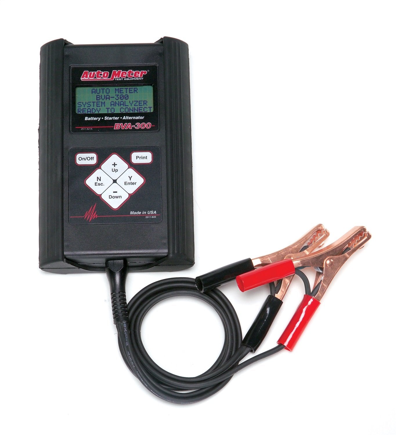 Auto Meter BVA-300 40 Amp Hand-Held Battery and Electrical System Micro-Processor Tester - MPR Tools & Equipment