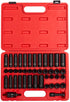 Sunex 3342, 3/8 Inch Drive Master Impact Socket Set, 42-Piece, SAE/Metric, 5/16 Inch - 3/4 Inch, 8mm - 19mm, Standard/Deep, Cr-Mo Alloy Steel, Radius Corner Design, Chamfered Opening, Dual Si