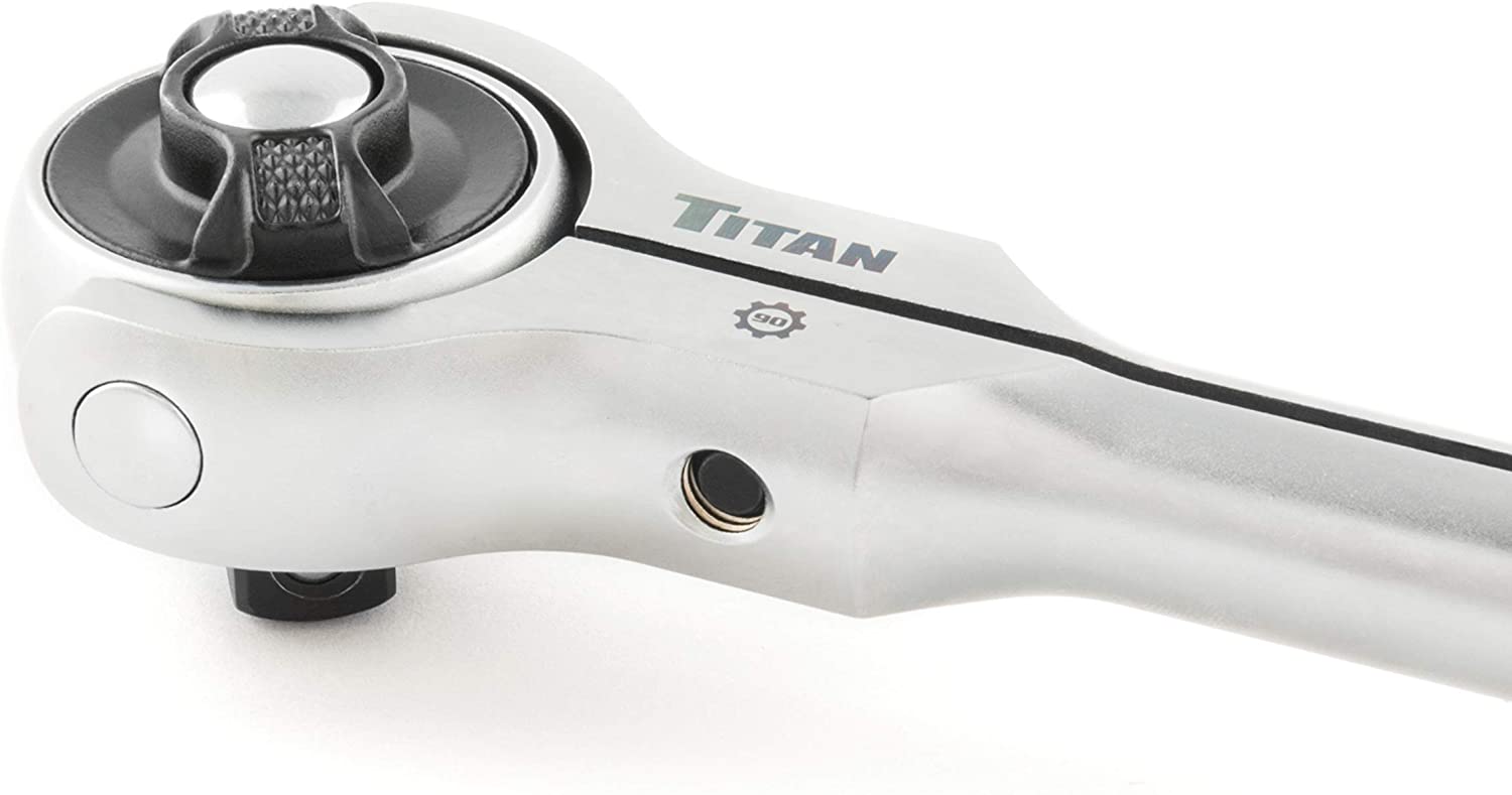 Titan Tools 12168 3/8-Inch Drive x 10-Inch 90 Tooth Aluminum