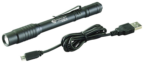 Streamlight 66134 Stylus Pro USB Rechargeable Penlight with Holster and Black/White LED - 250 Lumens - MPR Tools & Equipment