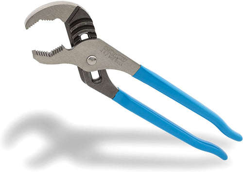 Channellock 442 Tongue & Groove Pliers | 12" V-Jaw Groove Joint Pliers For Round Stock & Tubing | Laser Heat-Treated 90° Teeth| Forged From High Carbon Steel | Made In USA - MPR Tools & Equi