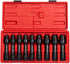Sunex 2695, ½ Inch Drive Driveline Limited Clearance Socket Set, 12-Point, 9-Piece, Metric, 8mm-17mm, Cr-Mo Steel, Heavy Duty Storage Case - MPR Tools & Equipment