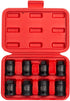 Sunex 2841 1/2-Inch Drive Pipe Plug Socket Set, Male/Female set, Cr-Mo, 7/16-Inch - 5/8-Inch Male, 7/16-Inch - 5/8-Inch Female, 8-Piece - MPR Tools & Equipment