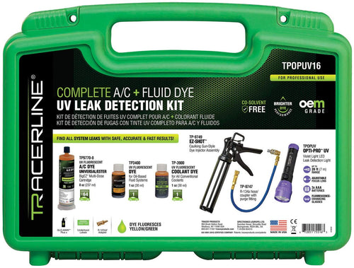 Complete A/C & Fluid Dye UV Leak Detection Kit - MPR Tools & Equipment