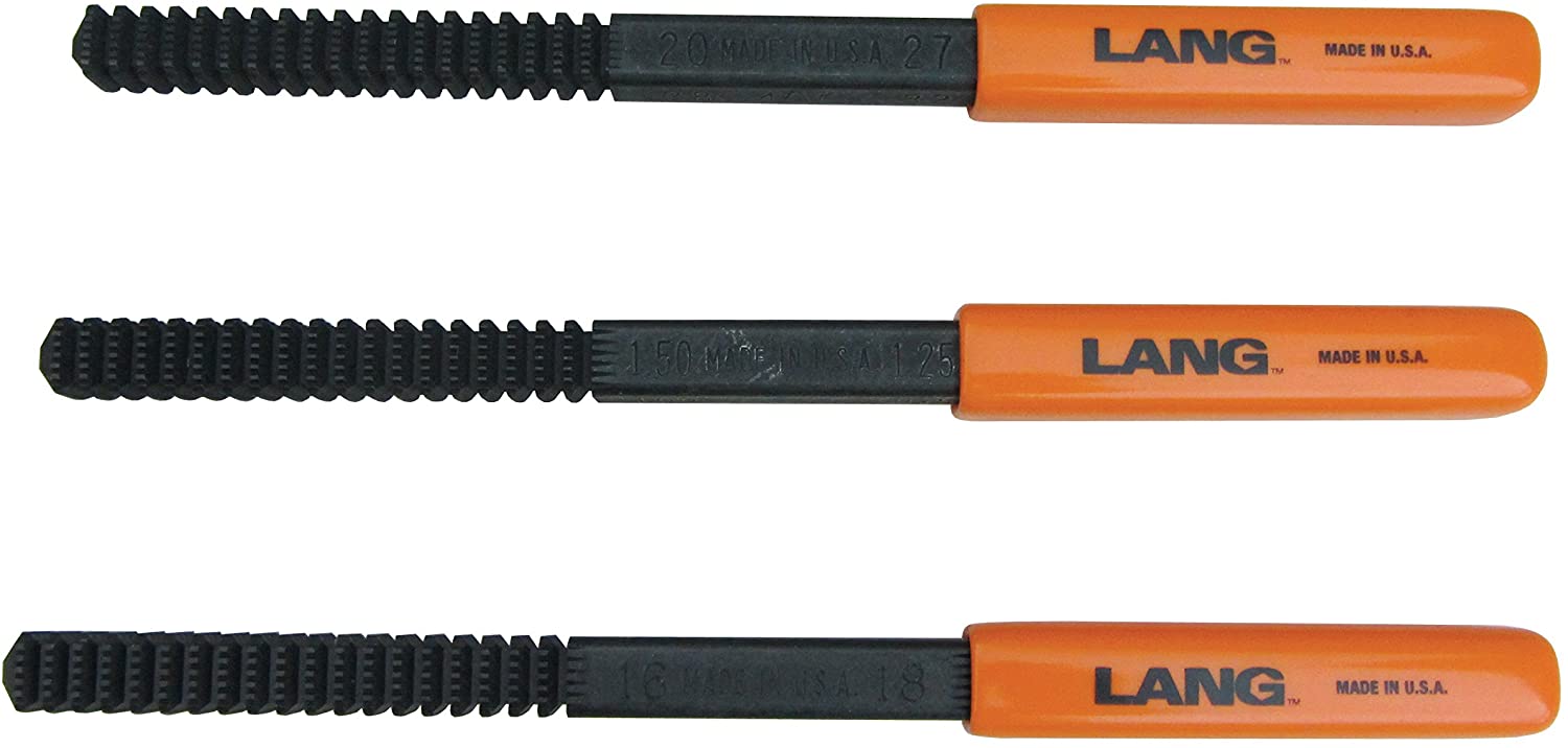 Lang Tools 2573 3-Piece Thread Restorer File Set - MPR Tools & Equipment