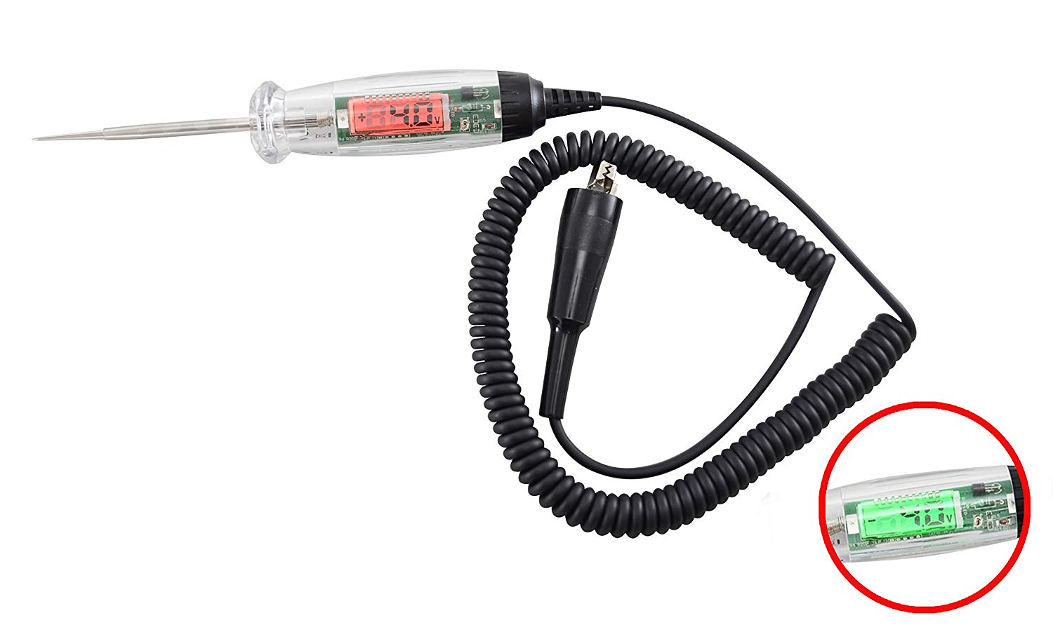 Astro Pneumatic Tool 7767 Digital LCD Wide Range Positive and Ground Circuit Tester - 3.5-60V - MPR Tools & Equipment