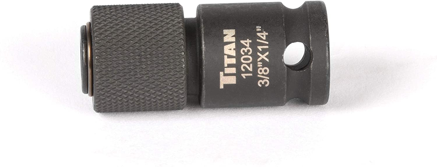 Titan 12034 3/8" Drive to 1/4" Hex Drive Quick Change Adapter - MPR Tools & Equipment