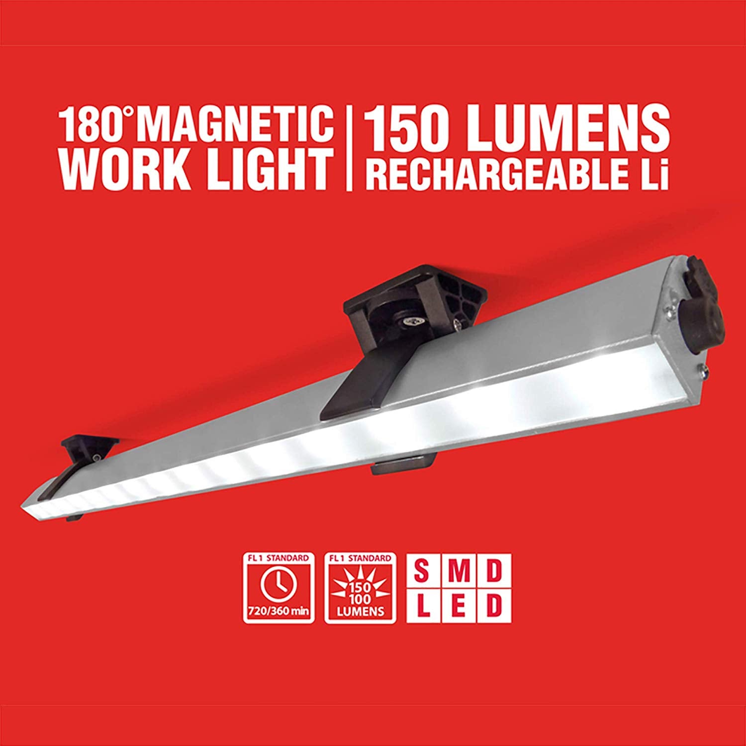 Schumacher SL197U Aluminum Rechargeable Magnetic Mount Work Light - MPR Tools & Equipment
