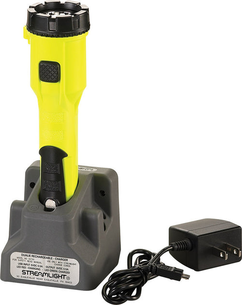 Streamlight 68793 7" DUALIE® Lampe de poche multifonction, à sécurité intrinsèque, rechargeable avec clip magnétique en option