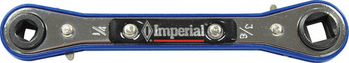 Imperial Eastman 126C Economy Compressor Access Valve Wrench, 1/4", 3/8", 3/16" And 5/16" Square Drives