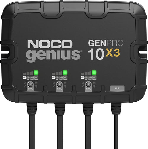 NOCO GENPRO10X3 12V 3-Bank, 30-Amp On-Board Battery Charger - MPR Tools & Equipment