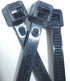 American Elite Molding B14S0C 14" UV BLACK NYLON WIRE CABLE ZIP TIES TIE WRAP USA Qty 100 - MPR Tools & Equipment