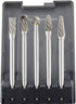 Astro Pneumatic 2185 Long Double Cut Carbide Burr Set, 5-Piece - MPR Tools & Equipment