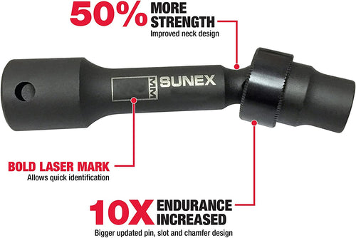 Sunex 218zudl 1/2-Inch Drive 9/16-Inch 12-Point Driveline Socket - MPR Tools & Equipment