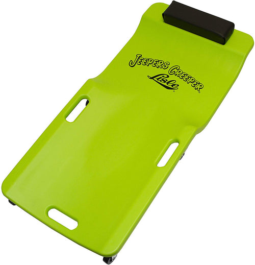 Lisle 99102 Green Neon Low Profile Plastic Creeper - MPR Tools & Equipment
