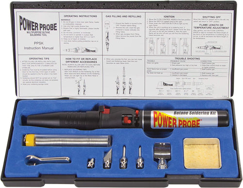 Power Probe Tek - Butane-Powered Soldering Kit (PWP-PPSK) - MPR Tools & Equipment