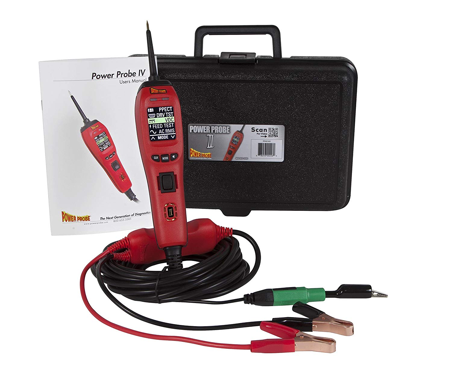 Power Probe IV w/Case & Acc - Red (PP401AS) - MPR Tools & Equipment