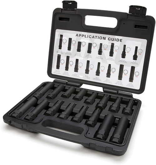 STEELMAN 78537 16-Piece Locking Lug Nut Master Key Set - MPR Tools & Equipment