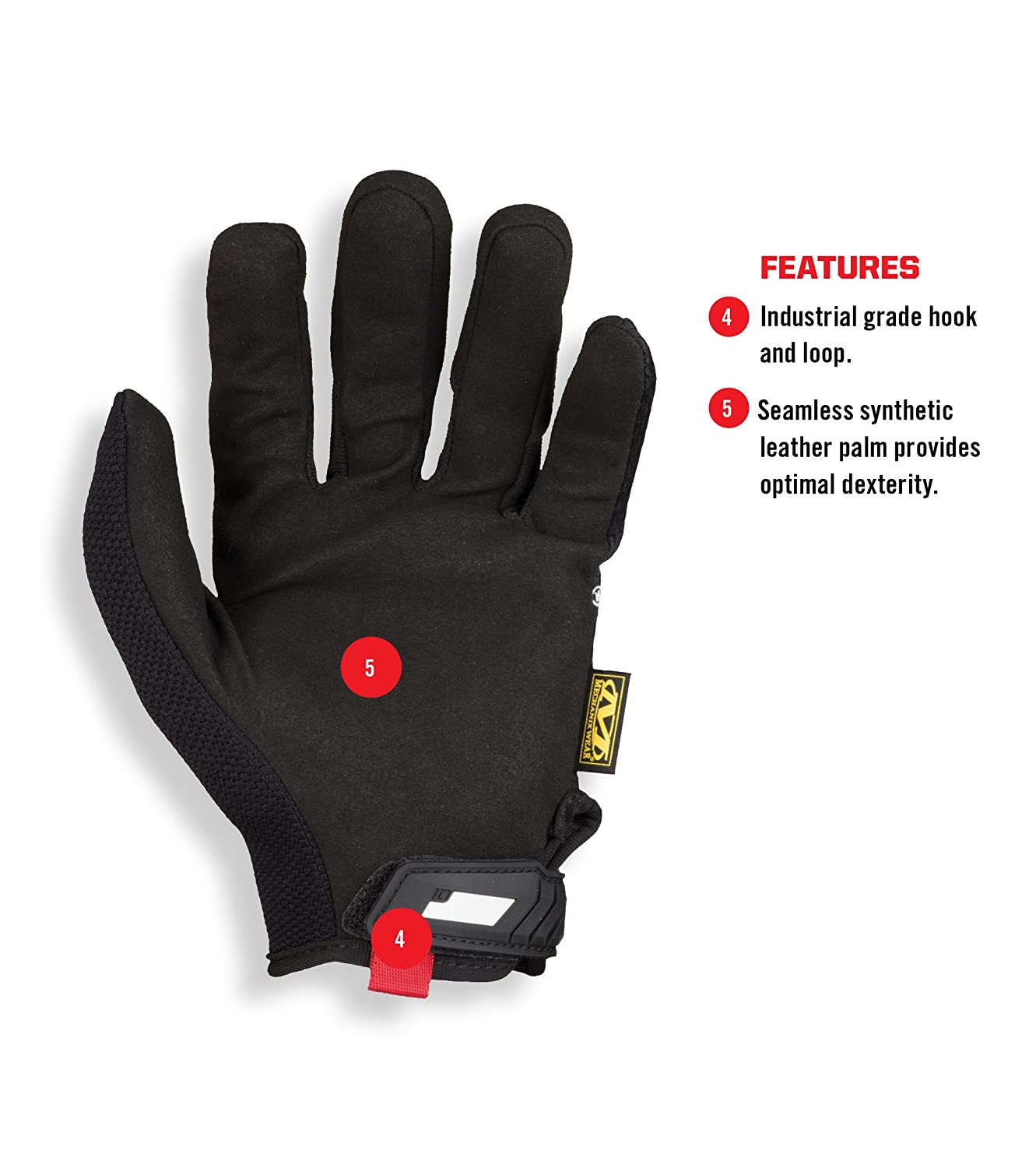 Mechanix Wear - Original Work Gloves (Medium, Black) - MPR Tools & Equipment