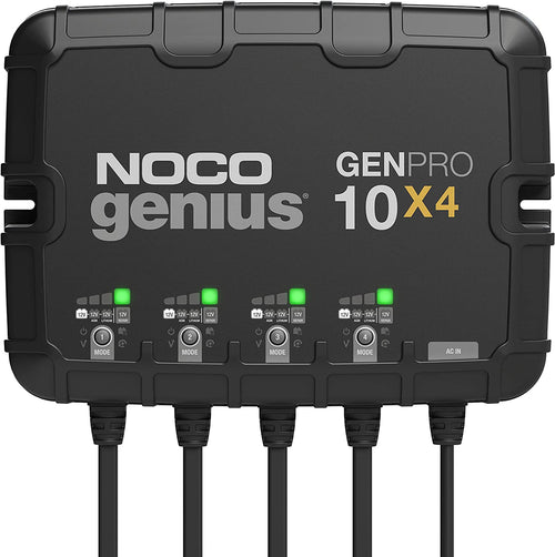 NOCO GENPRO10X4 12V 4-Bank, 40-Amp On-Board Battery Charger - MPR Tools & Equipment