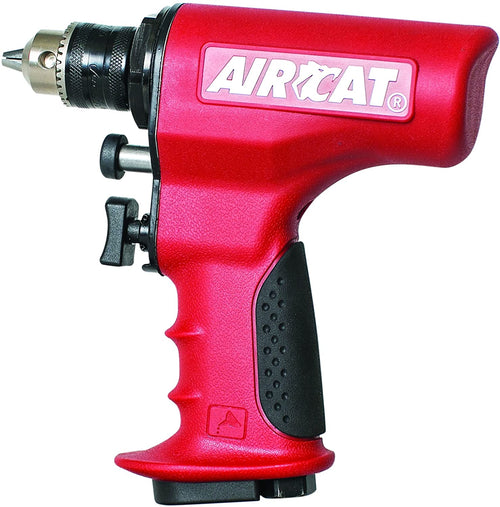 AirCat 4439 3/8" Reversible Ergonomic Air Drill Small Red - MPR Tools & Equipment