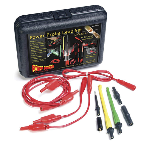 POWER PROBE Lead Set (PPLS01) [Car Diagnostic Test Tool. Self-Centering Piercing Probes. Super Flexible Multi-Strand Wires. Gold Plated Connectors] - MPR Tools & Equipment