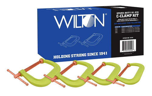 Wilton 11114 Spark-Duty 400CS Hi-Vis C-Clamp Kit - MPR Tools & Equipment