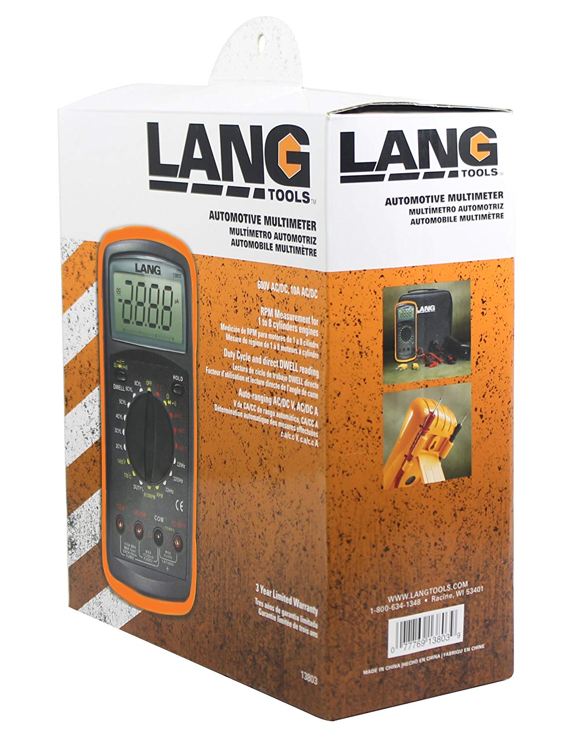 Lang Tools 13803 Automotive Digital Multimeter - MPR Tools & Equipment