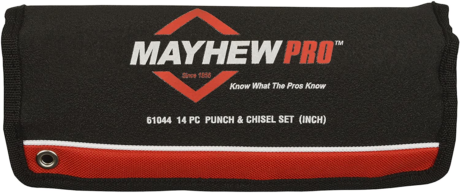 Mayhew Pro 61044 Punch and Chisel Kit.  14-Piece - MPR Tools & Equipment