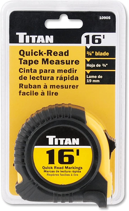 Titan - Quick-Read Tape Measures (TIT-10905) - MPR Tools & Equipment