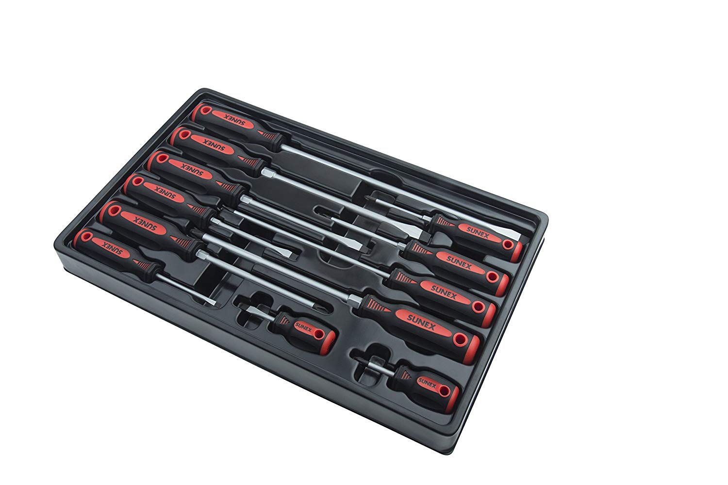 Sunex 1112SS Combination Screwdriver Set. 12Piece - MPR Tools & Equipment