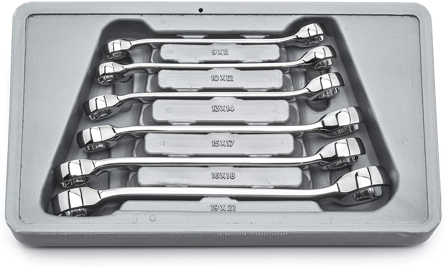 GearWrench 81906 6-Piece Flare Nut Metric Wrench Set - MPR Tools & Equipment