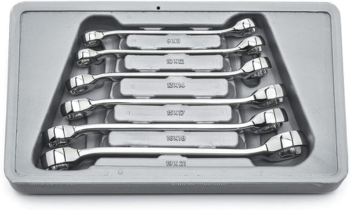 GearWrench 81906 6-Piece Flare Nut Metric Wrench Set - MPR Tools & Equipment