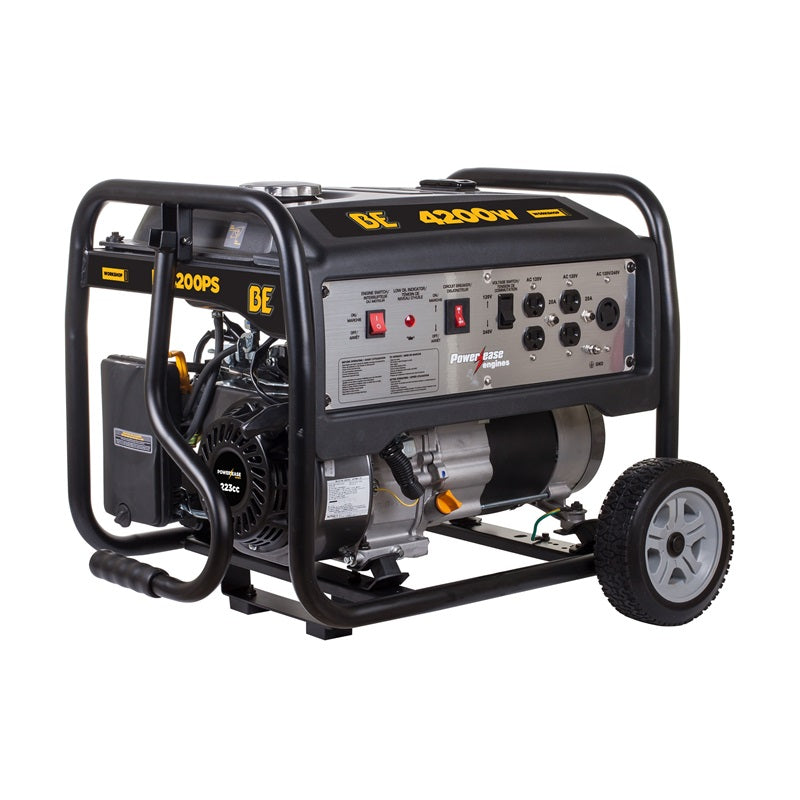 Be Power Equipment BE4200PS Generator, 225cc, 4200 Watt - MPR Tools & Equipment