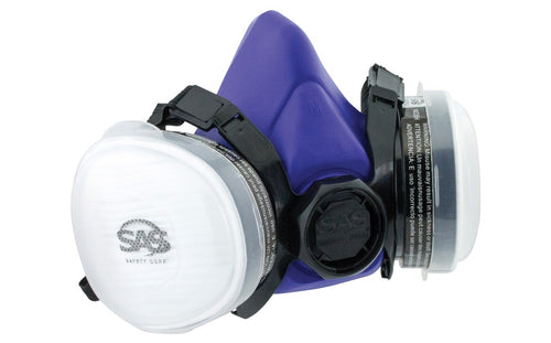 SAS Safety 8661-93 Bandit OV/N95 Half-Mask Respirator (Large) - MPR Tools & Equipment