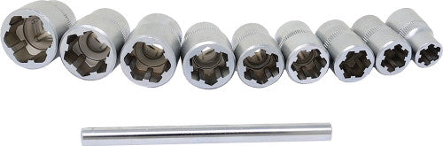 CTA Tools 1234 10-pc SAE Bolt Extractor Set - 1/4" to 3/4"