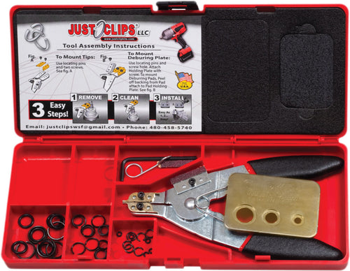 Just Clips PTK-CK Professional Snap Ring Installation & Removal Tool Kit - MPR Tools & Equipment