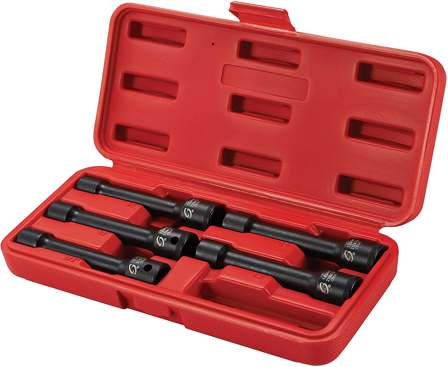 Sunex 2625 1/2" Drive Head Bolt Socket Set, 5-Piece - MPR Tools & Equipment
