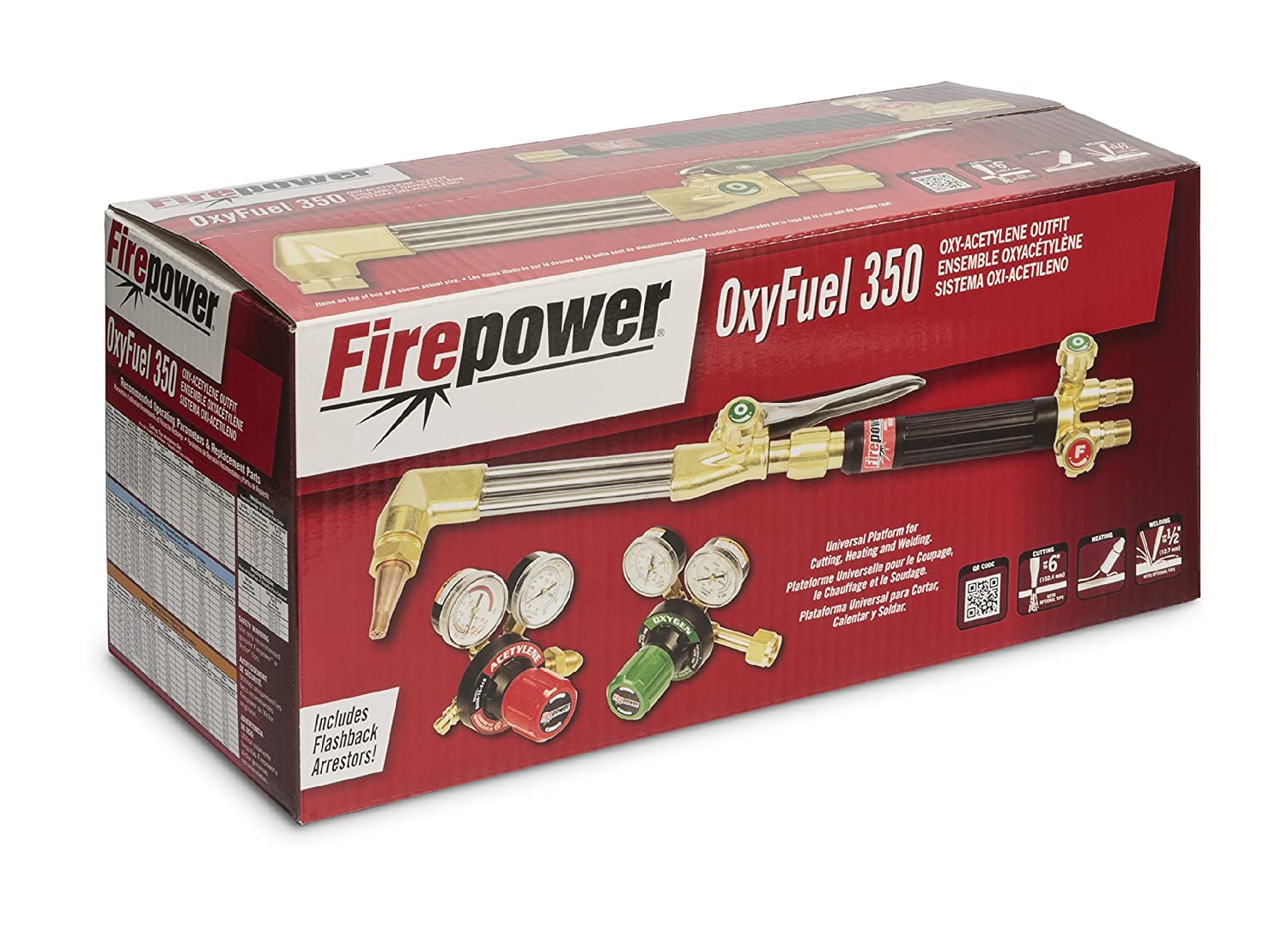 Firepower - FIR-0384-2682 - OxyFuel 350 Heavy Duty Cutting & Welding Outfit - MPR Tools & Equipment