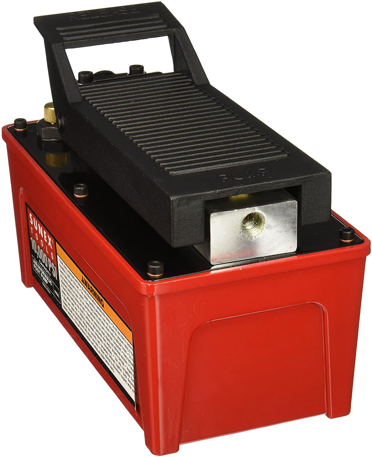 Sunex 4998 10,000-PSI Capacity, Air/Hydraulic, Foot Pump - MPR Tools & Equipment