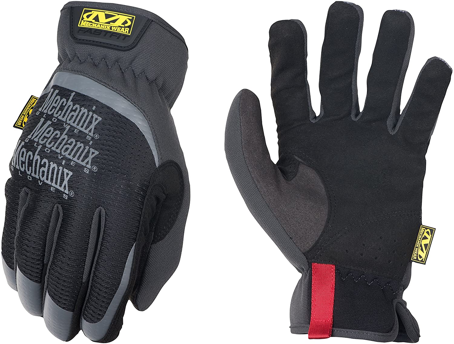 Mechanix Wear MFF-05-009 Fast-Fit Gloves, Black, Medium - MPR Tools & Equipment