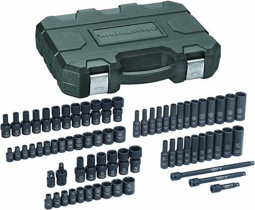 GearWrench 84903 1/4-Inch Drive Impact Socket Set SAE/Metric, 71-Piece - MPR Tools & Equipment