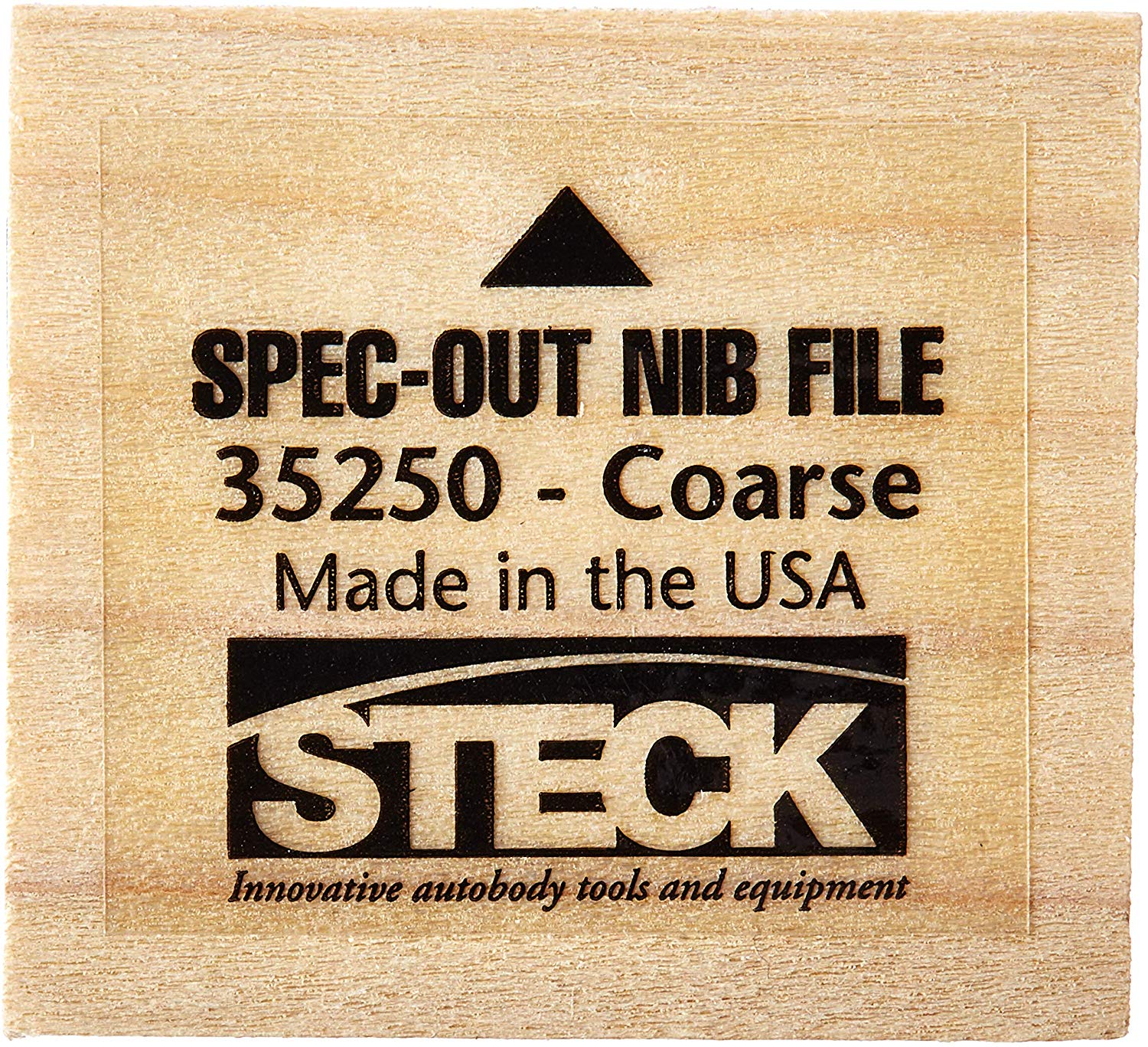 Steck Manufacturing 35250 Spec-Out Coarse Paint Nib File - MPR Tools & Equipment