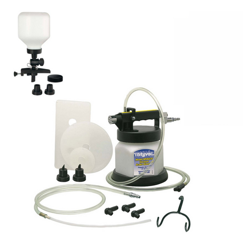Mityvac MV6830 Professional Pneumatic Air Operated Brake and Clutch Bleeder + FREE Mityvac MVA6832 Clamp-On Auto-Refill Kit - MPR Tools & Equipment